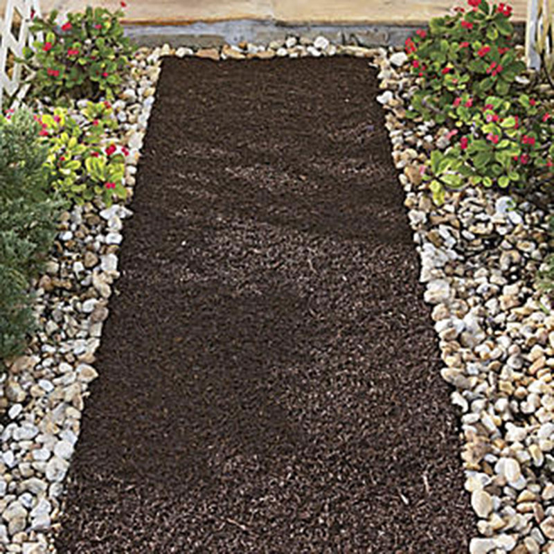 Backyard Expressions Recycled Rubber Reversible Mulch Pathway & Reviews